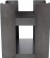 Brasero en acier foncé pour votre jardin