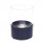 Cheminée de table ronde au bioéthanol de couleur noire