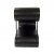 Support de bois de chauffage en forme de S en acier noir
