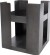 Brasero en acier foncé pour votre jardin