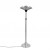 Lampadaire chauffant argent