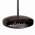 Hein & Haugaard - Cheminée suspendue au plafond - UFO-80 Mega Oxide finition oxyde