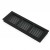 Grille noire pour foyer à gaz