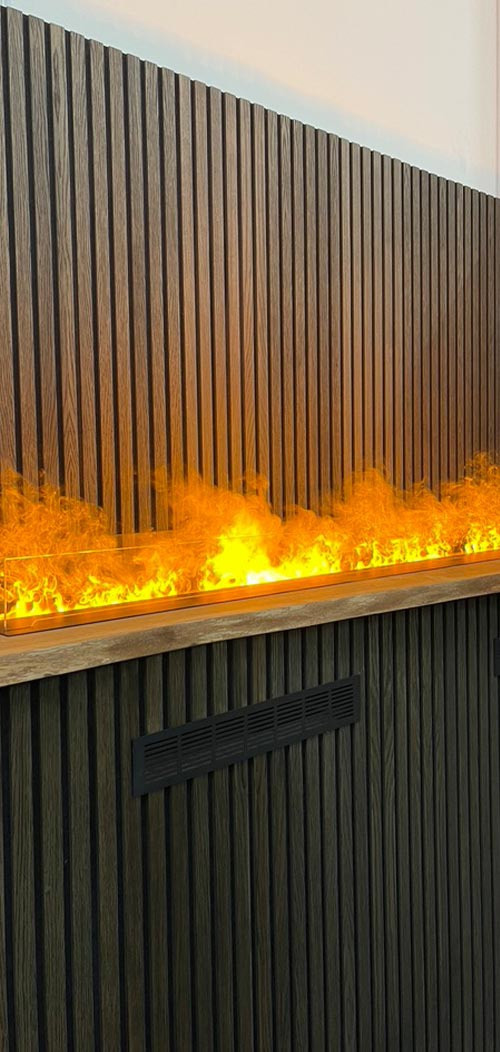 Cheminée électrique à vapeur d'eau